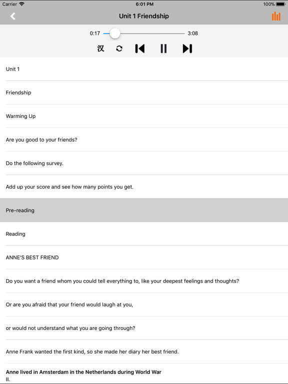 Screenshot #5 pour 人教版新课标高中英语必修1 -课本同步助手