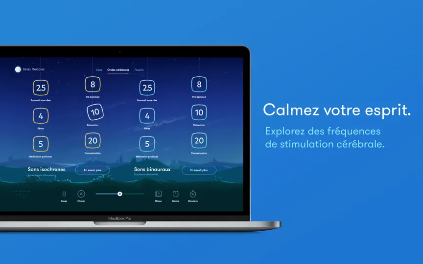Capture d'écran de Relax Melodies: Sleep Sounds sur iPhone 4