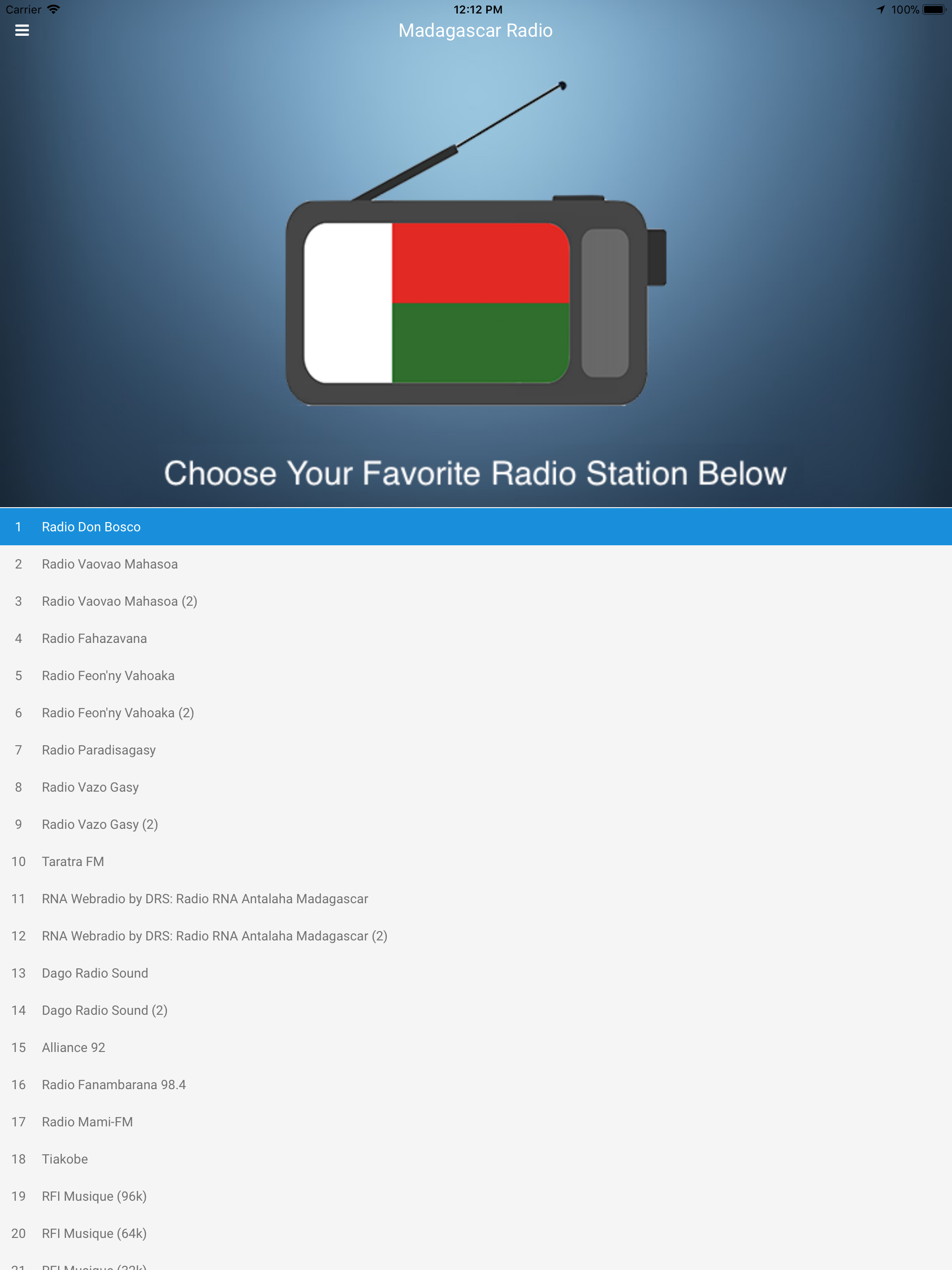 Madagascar Radio Station FM screenshot 6