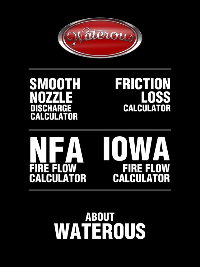 Angus Fire Hose Friction Loss Chart