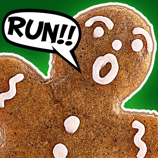 3D Christmas Gingerbread Run Icon