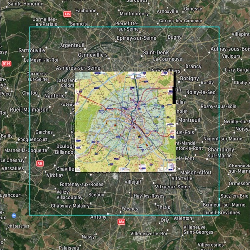 Paris Scaled Tour Maps icon