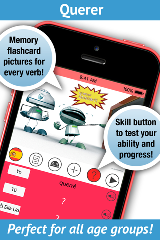 Spanish Verbs Pro - LearnBots screenshot 3