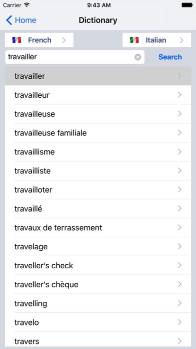 Dizionario Italiano/Francese screenshot 4