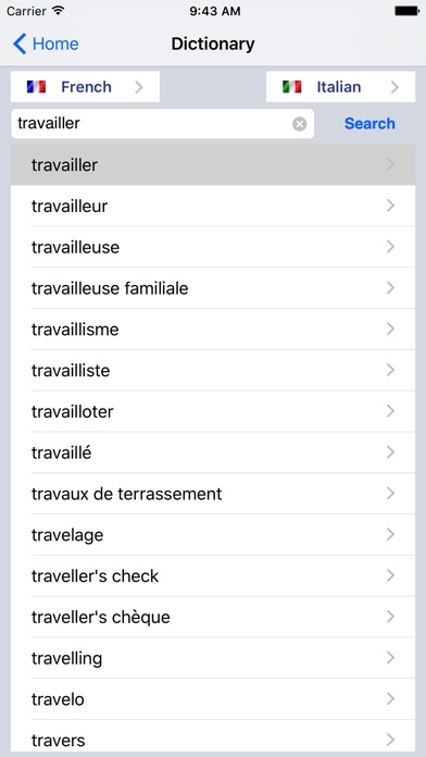 Dizionario Italiano/Francese screenshot 4