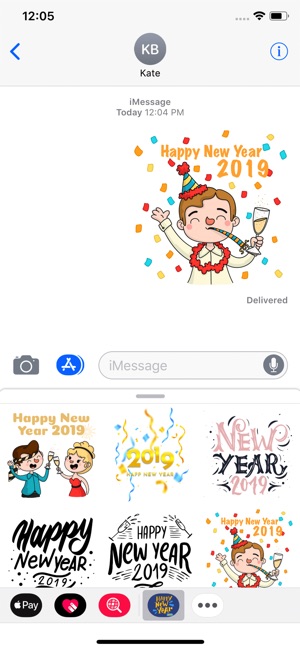 Hello New Year 2019 Stickers(圖1)-速報App