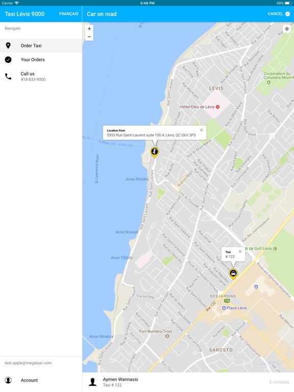 Screenshot #6 pour Taxi Lévis