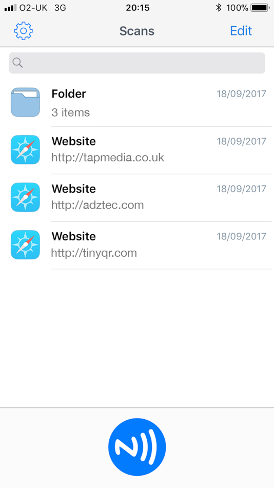 #1. NFC Reader & Scanner (iOS) Bởi: TapMedia Ltd