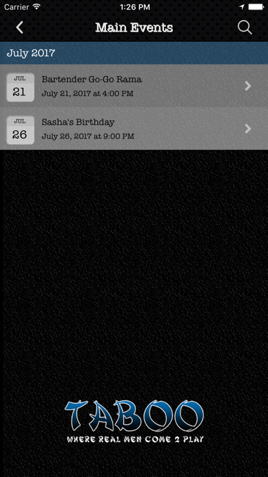 Screenshot #3 pour Taboo Men's Club