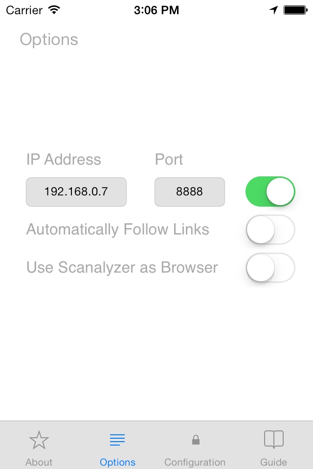 Scanalyzer screenshot 3