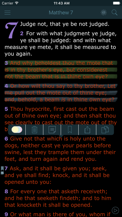 Screenshot #2 pour Bible Offline with Red Letter