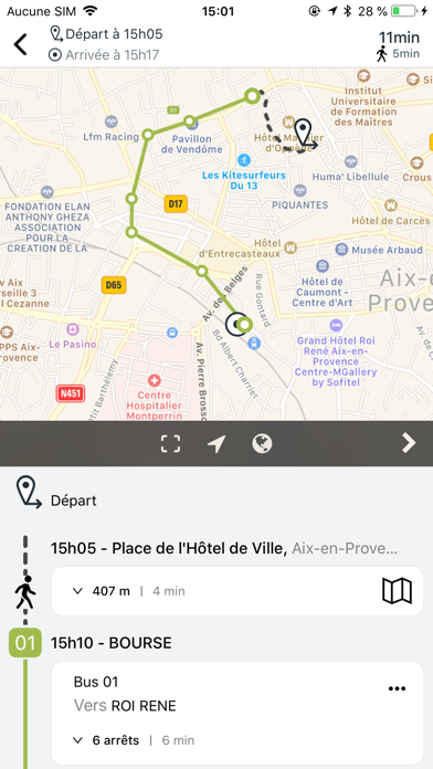 Screenshot #3 pour Aix Transport