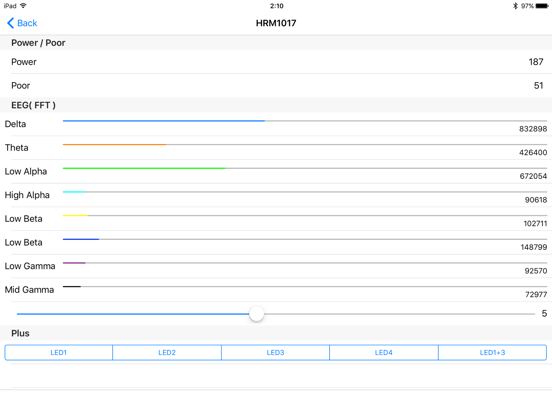 Screenshot #6 pour EEG Acceleration logger