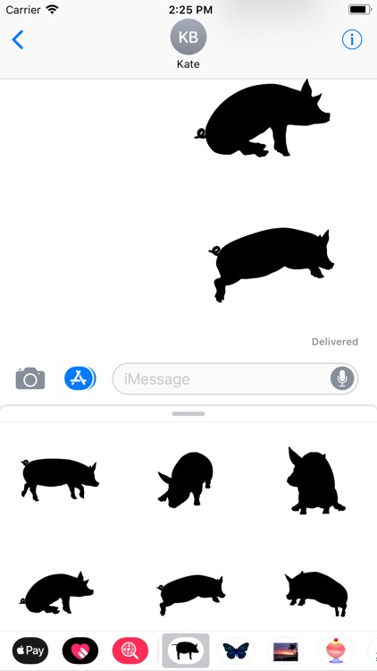 Silhouette Animal Stickers screenshot-5