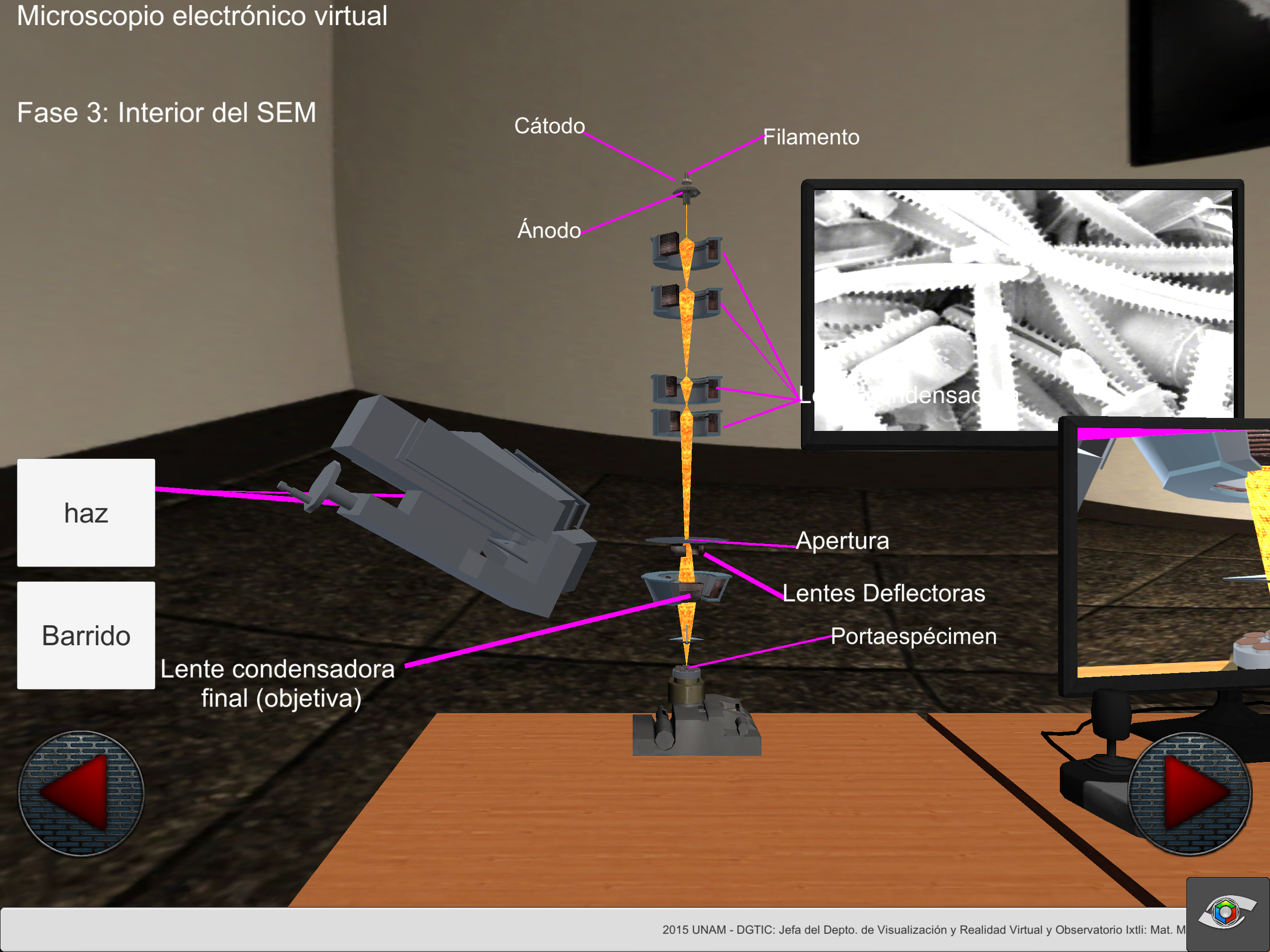 Microscopio electrónico v. screenshot 10