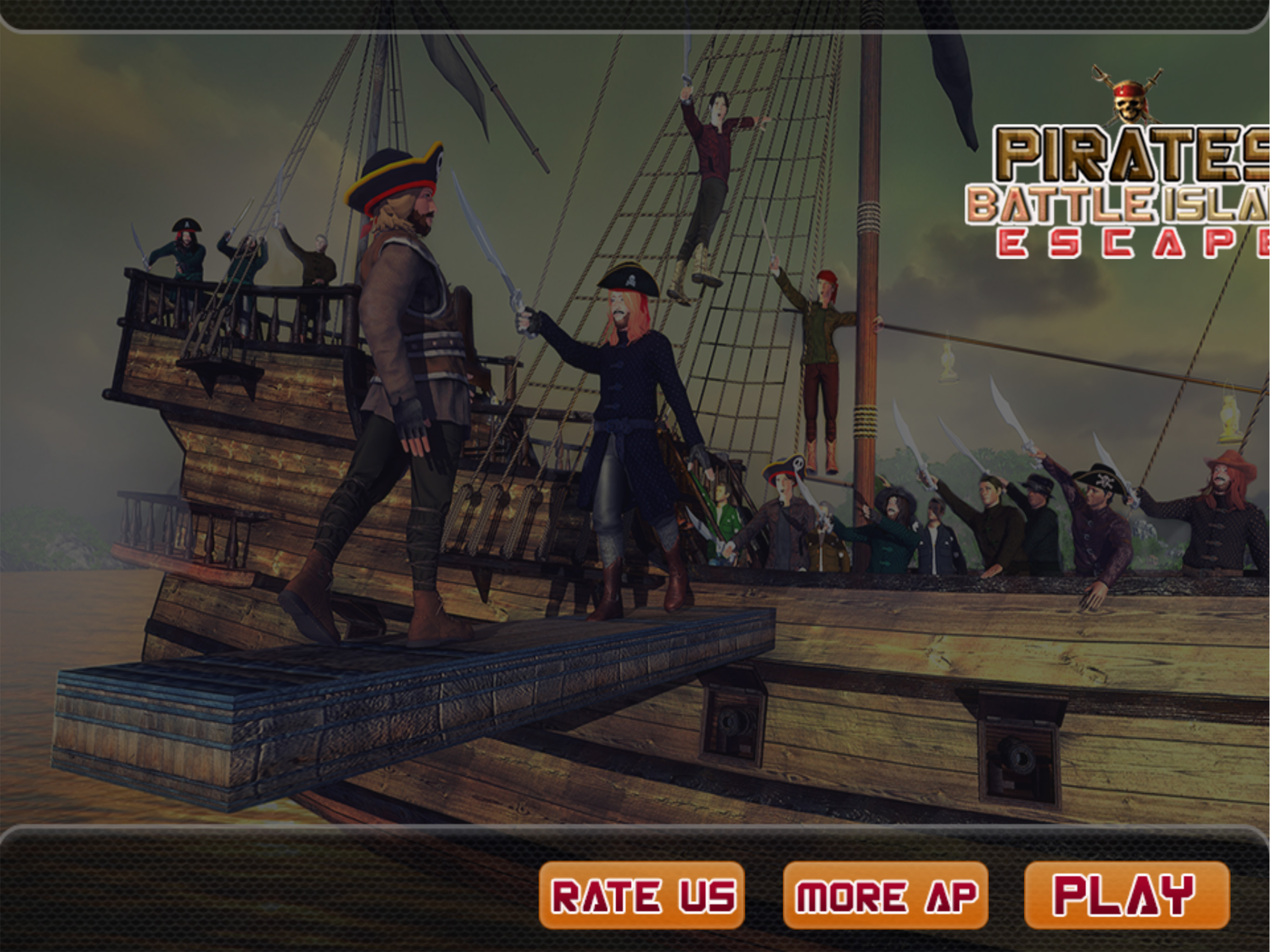 Pirates Battle Island Escape
