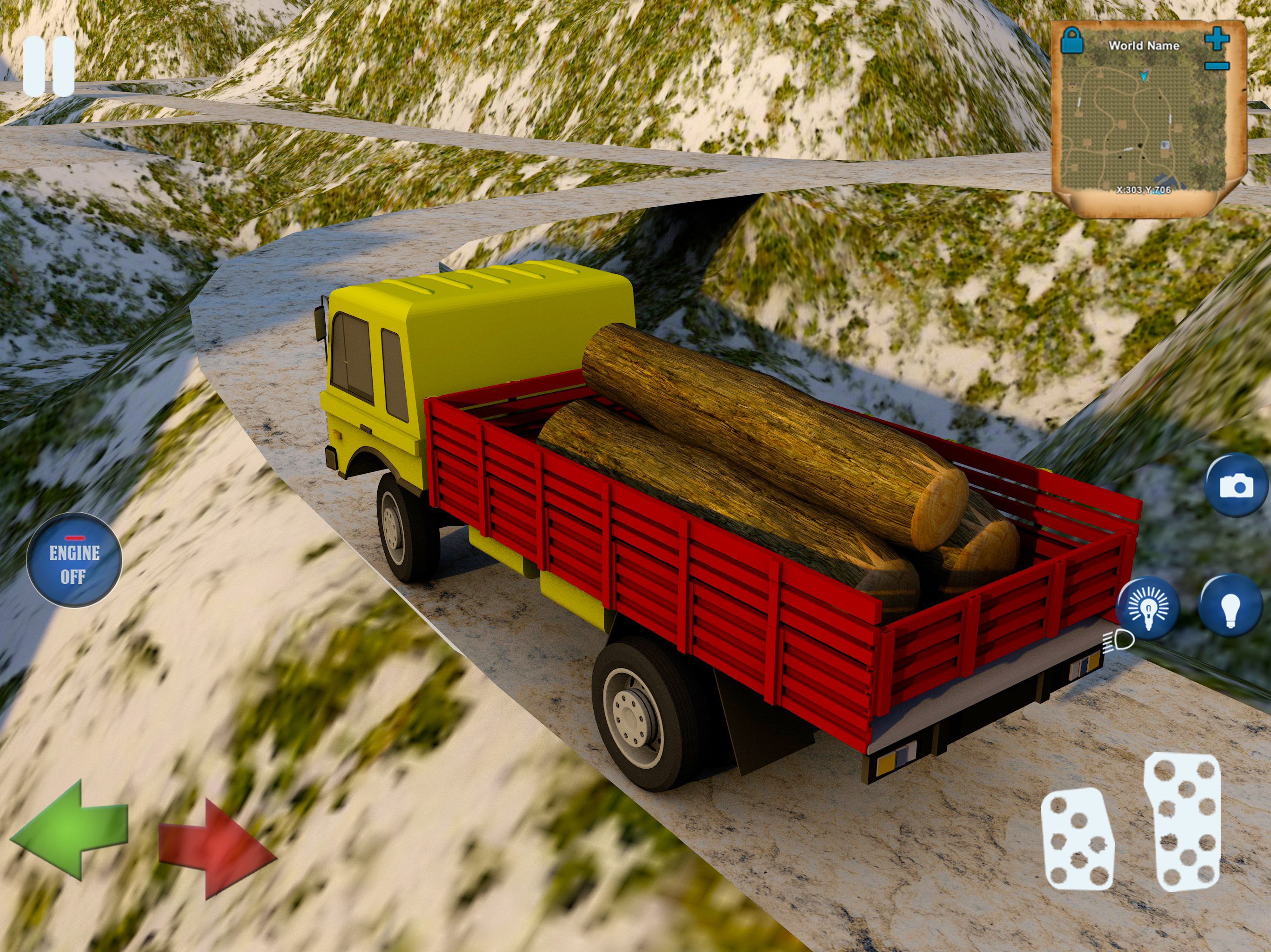 Snow Delivery Truck Drive 2018