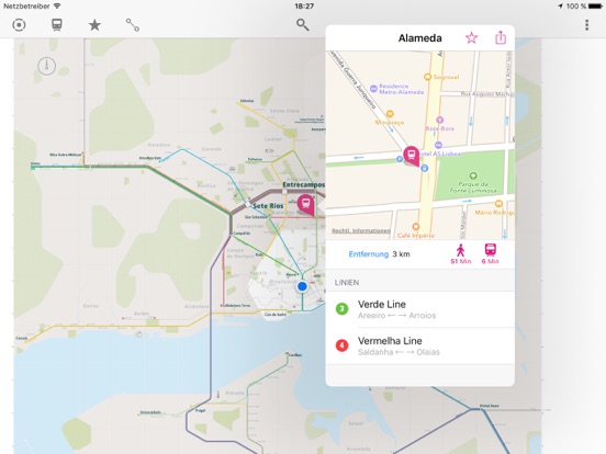 Screenshot #5 pour Lisbonne Rail Map Lite