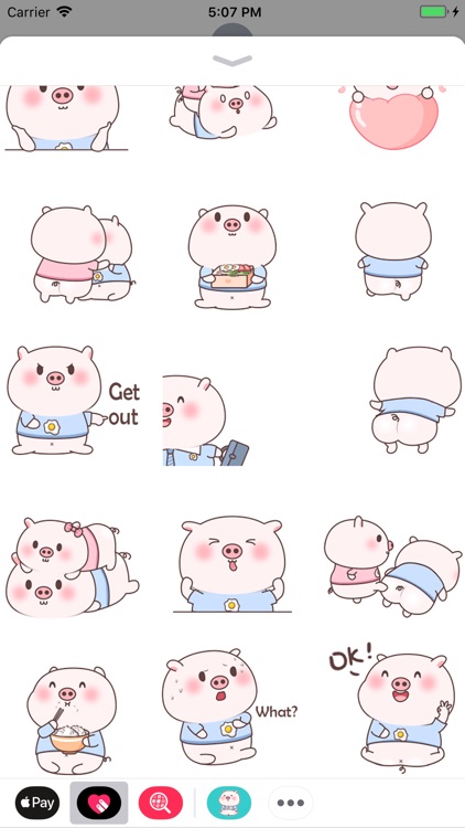 Smiley Pig Animated Stickers
