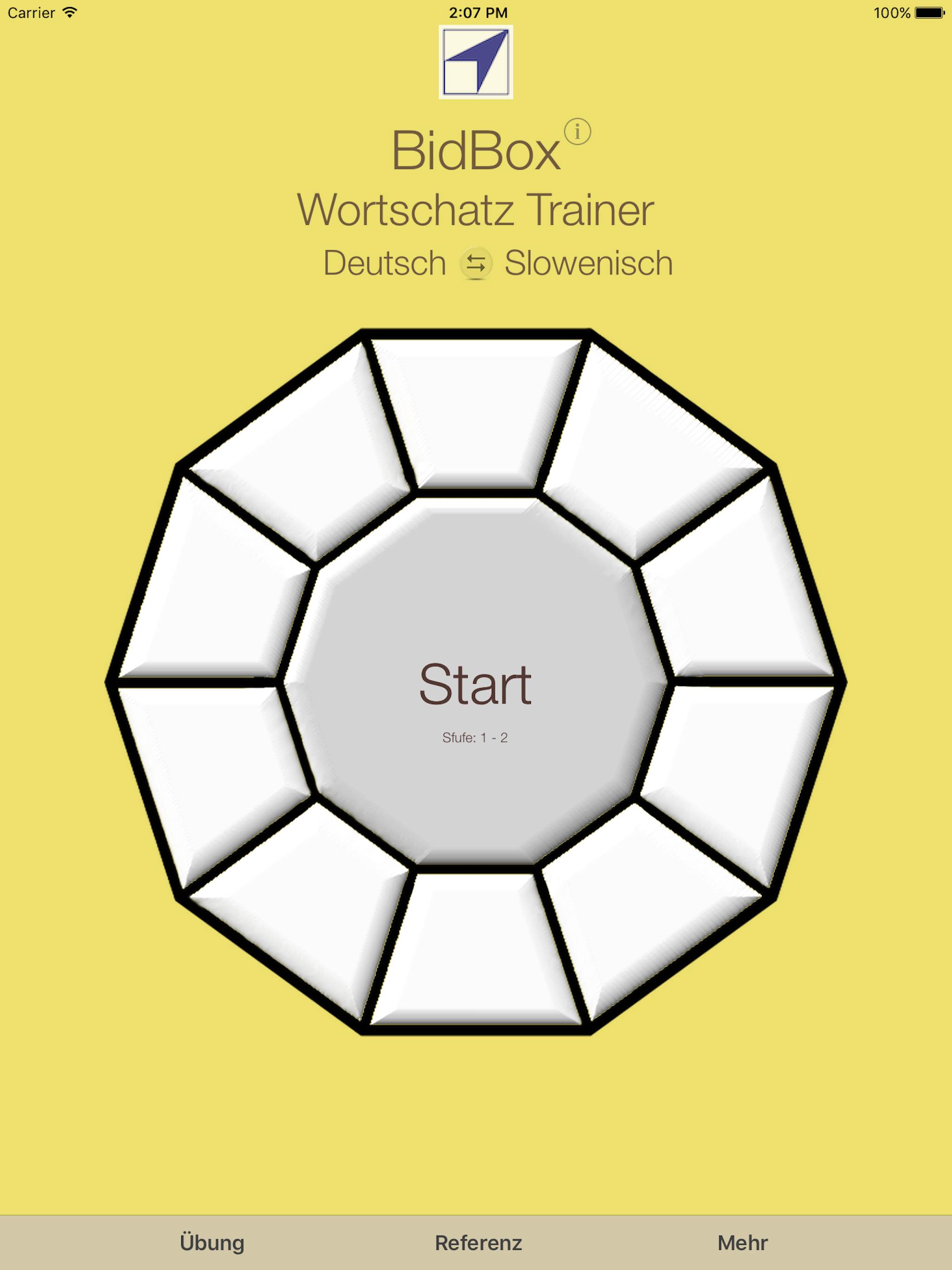 Vocabulary Trainer: German - Slovenian