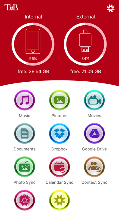 T’nB iFlash app screenshot