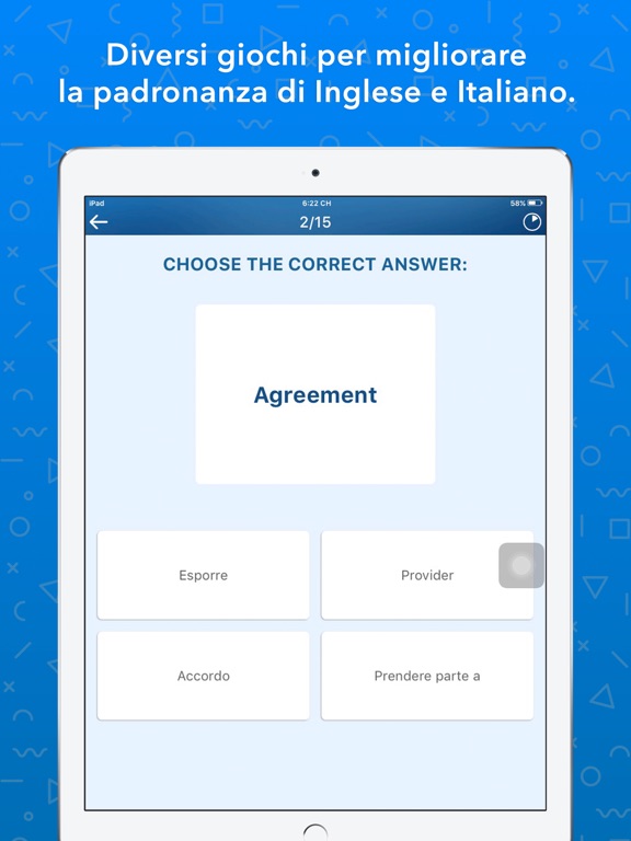 Dizionario Inglese-Italiano iPad screenshot 2 - Education app