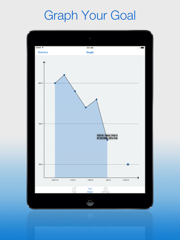 Screenshot #5 pour Weight Log Plus