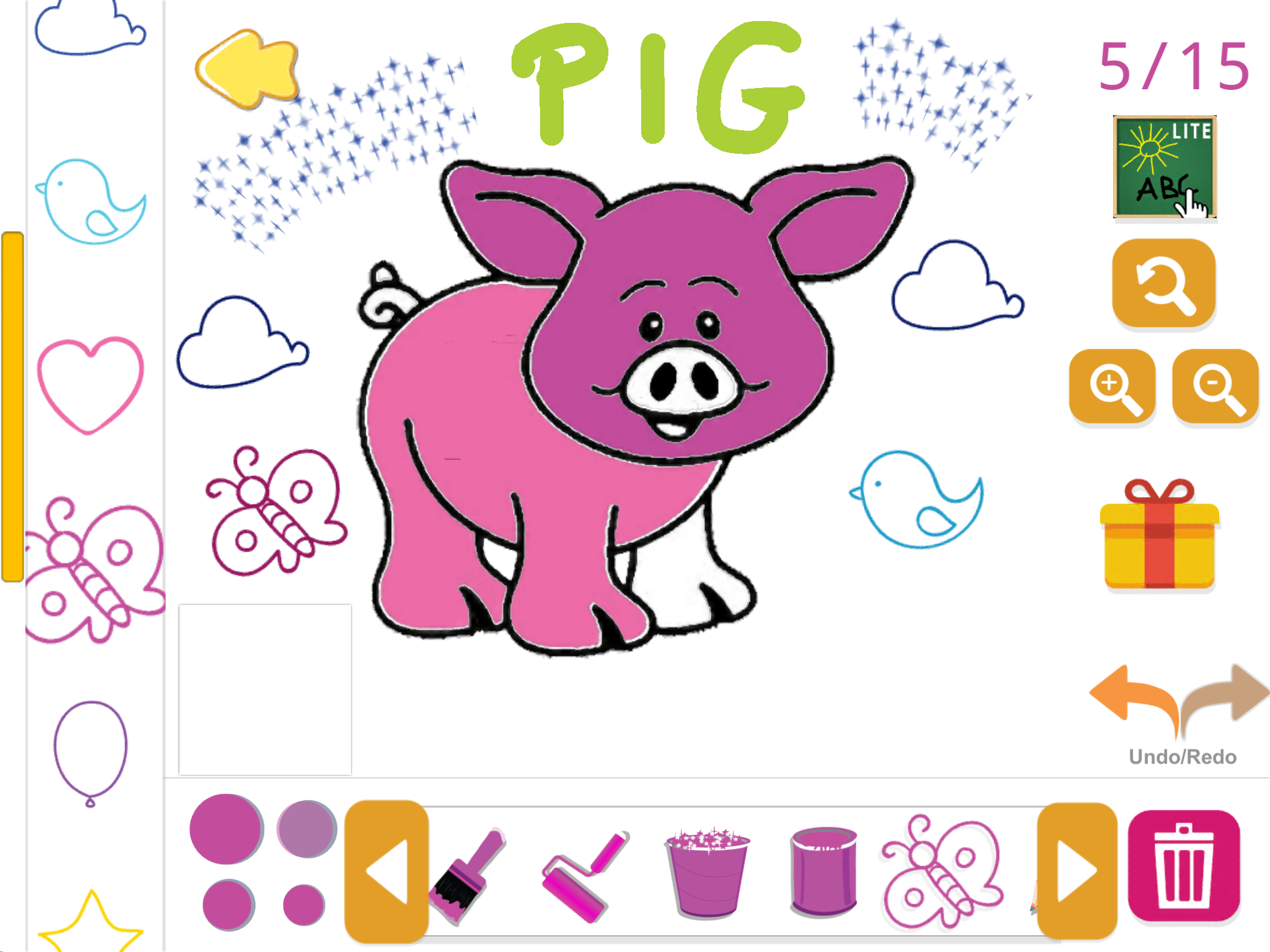 Coloring Pets Book with finger screenshot 6