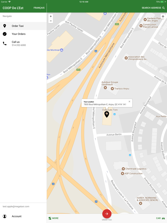 Screenshot #4 pour Taxi coop est