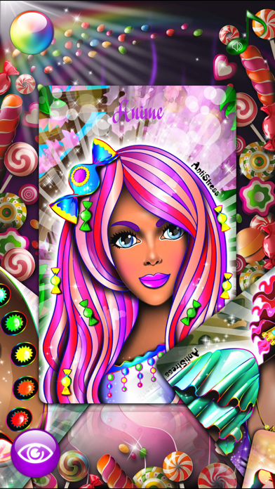 Candy Princess Adult Coloringのおすすめ画像3