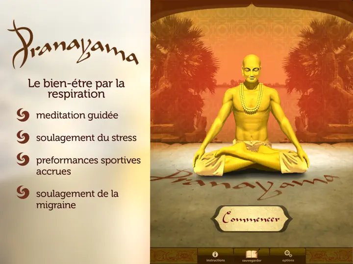 Capture d'écran de Health Through Breath: Pranayama Lite For The IPad sur iPhone 2