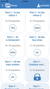 Prep for the Toeic test screenshot