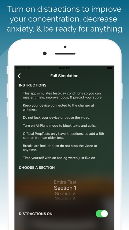 LSAT Proctor Timer - SimuGator