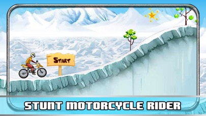 Crazy Snow Bike Rider screenshot 3