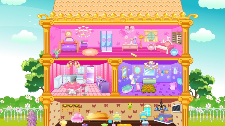 打工装扮娃娃屋-公主挣钱游戏