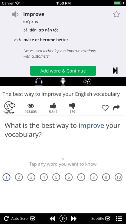 Vocabuilder - Learning English