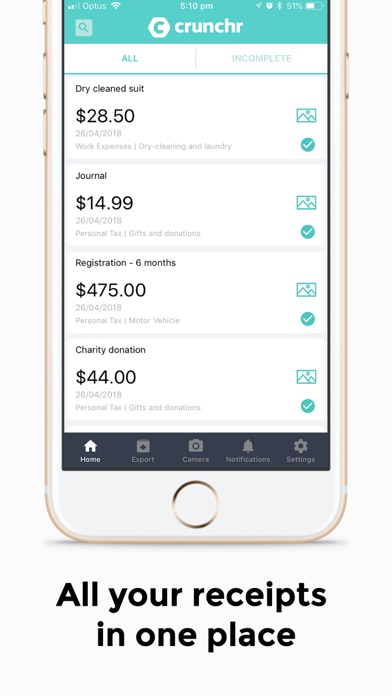 Crunchr – Receipt Saver App screenshot 3