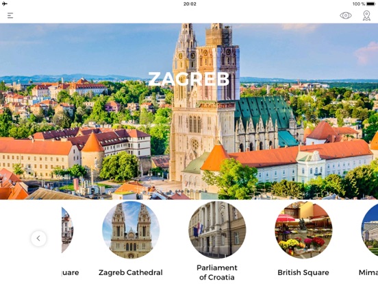 Zagreb Travel Guide Offline iPad screenshot