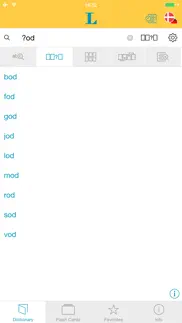german danish dictionary iphone screenshot 4