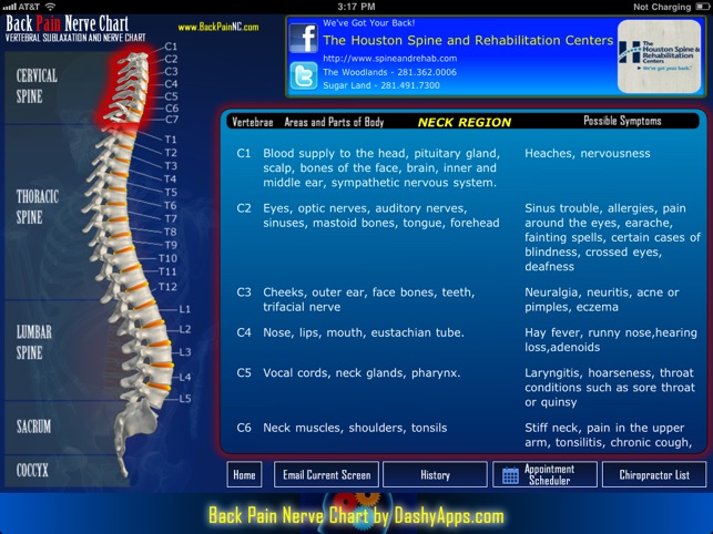 Back Pain Nerve Chart(圖2)-速報App