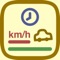 This app gives you questions about distance, time and speed
