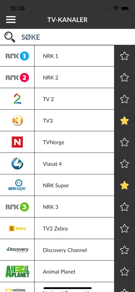 TV-program Norge (NO)