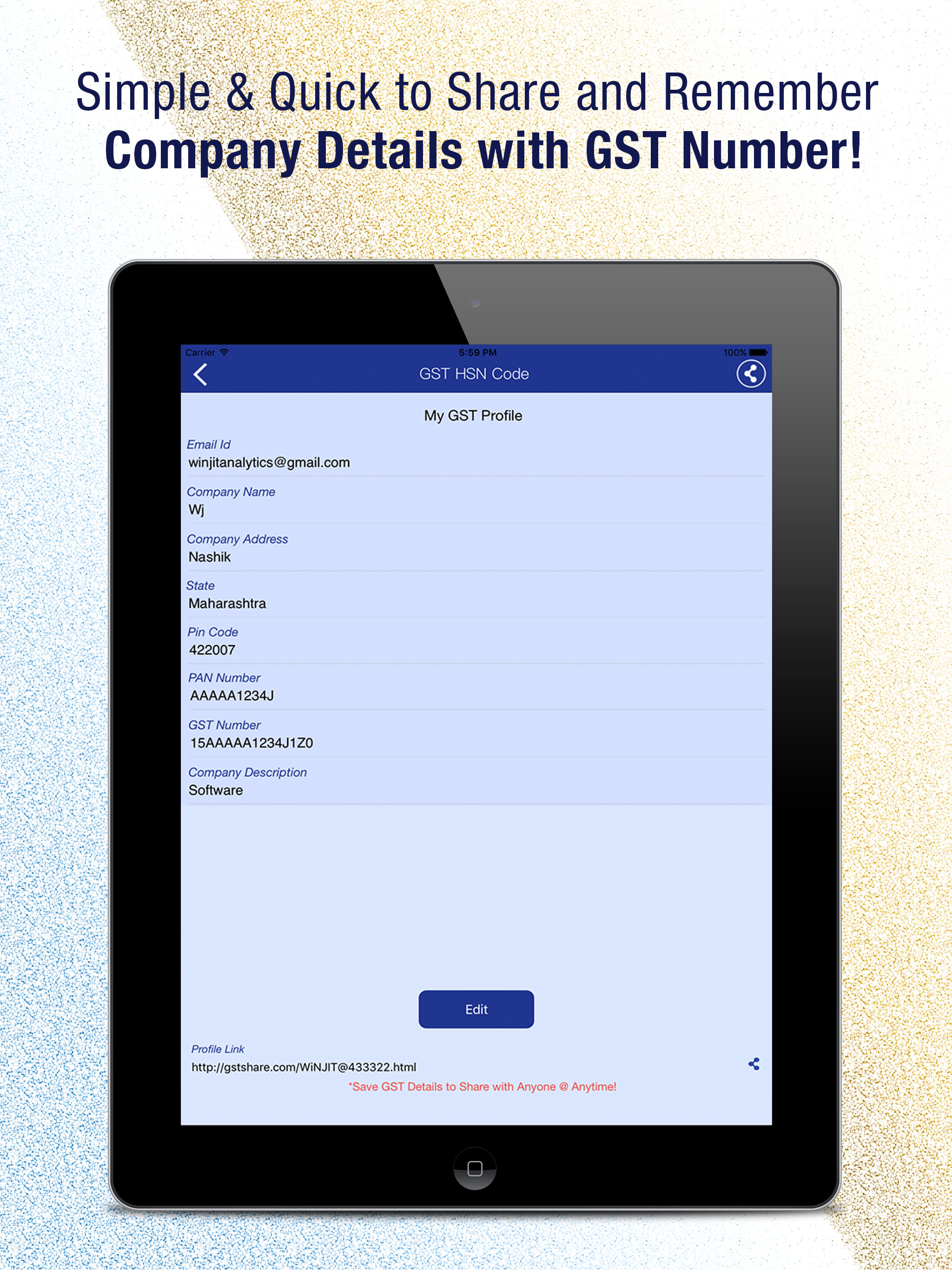 GST HSN Code