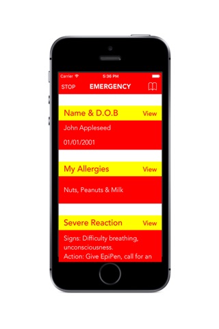 AllergyMe - Allergy Medical ID screenshot 3