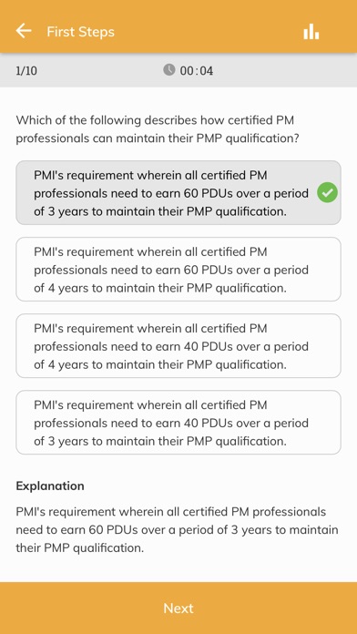 RocketPrep PMP screenshot 2