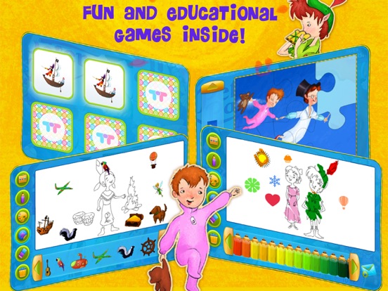 Peter Pan Adventure Book iPad screenshot 4 - Book app