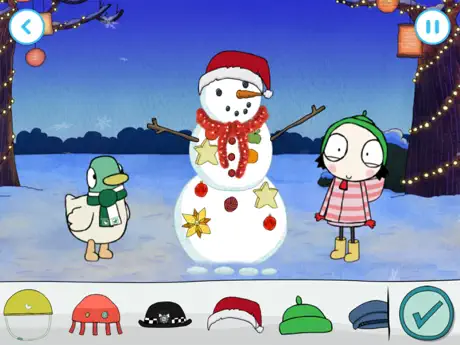 Sarah & Duck: Build a Snowman