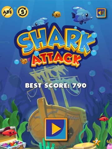 サメの攻撃: バトルフィッシュゲームのおすすめ画像1