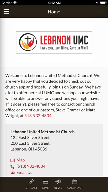 Lebanon UMC App