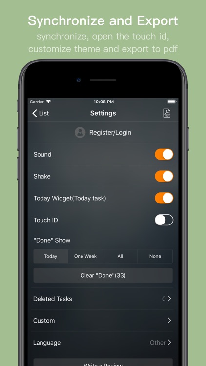 IO - todo list & task list screenshot-4